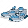 2,239 Cartoon running shoe Vectors, Royalty-free Vector Cartoon running  shoe Images | Depositphotos®